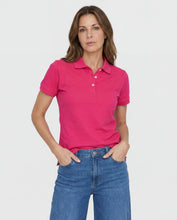 Cargar imagen en el visor de la galería, Polo Mujer Fucsia