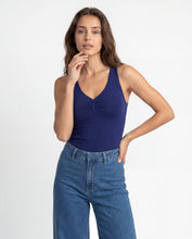 Cargar imagen en el visor de la galería, Basica Mujer Maracuya Azul Navy