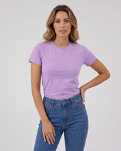 Cargar imagen en el visor de la galería, Camiseta Mujer Cuello Redondo Lila Claro