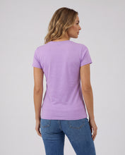 Cargar imagen en el visor de la galería, Camiseta Mujer Cuello Redondo Lila Claro
