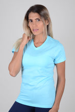 Cargar imagen en el visor de la galería, Camiseta Mujer Cuello V Agua