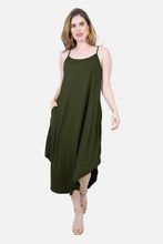Cargar imagen en el visor de la galería, Vestido Hillary - Verde Militar