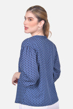 Cargar imagen en el visor de la galería, Blusa Emma Azul Navy