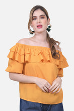 Cargar imagen en el visor de la galería, Blusa Frida Mostaza Claro