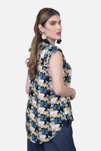 Cargar imagen en el visor de la galería, Blusa Florina Petroleo