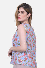 Cargar imagen en el visor de la galería, Blusa Fabiola Azul Claro