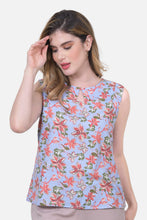 Cargar imagen en el visor de la galería, Blusa Fabiola Azul Claro