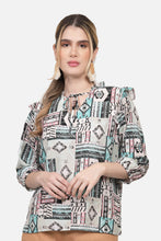 Cargar imagen en el visor de la galería, Blusa Elsa Agua