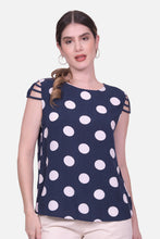 Cargar imagen en el visor de la galería, Blusa Bernabe Azul Navy