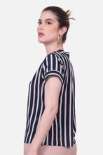 Cargar imagen en el visor de la galería, Blusa Elvira Azul Navy