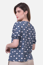 Cargar imagen en el visor de la galería, Blusa Dorina Indigo