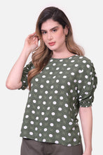 Cargar imagen en el visor de la galería, Blusa Dorina Oliva
