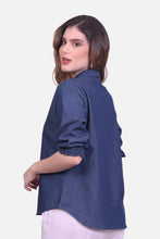 Cargar imagen en el visor de la galería, Blusa Otilia Azul Navy