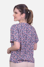 Cargar imagen en el visor de la galería, Blusa Dana Azul Navy