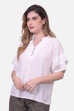 Cargar imagen en el visor de la galería, Blusa Clemencia Crudo