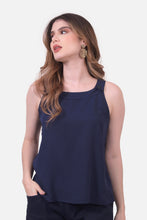 Cargar imagen en el visor de la galería, Blusa Caimile Azul Navy
