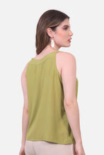 Cargar imagen en el visor de la galería, Blusa Caimile Verde Manzana