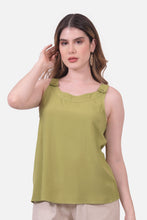 Cargar imagen en el visor de la galería, Blusa Caimile Verde Manzana