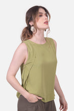Cargar imagen en el visor de la galería, Blusa Giennah Verde Manzana