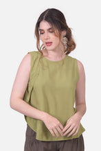 Cargar imagen en el visor de la galería, Blusa Giennah Verde Manzana