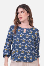 Cargar imagen en el visor de la galería, Blusa Bonnie Indigo