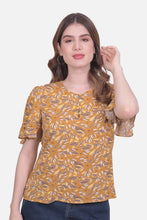 Cargar imagen en el visor de la galería, Blusa Aleyda Mostaza