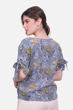 Cargar imagen en el visor de la galería, Blusa Bankok Petroleo