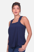 Cargar imagen en el visor de la galería, Blusa Baku Azul Navy