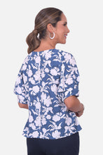 Cargar imagen en el visor de la galería, Blusa Padua Indigo