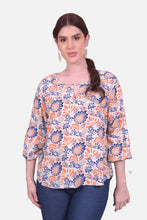 Cargar imagen en el visor de la galería, Blusa Murano Naranja