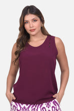 Cargar imagen en el visor de la galería, Blusa Valencia Vino