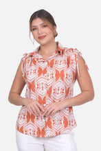 Cargar imagen en el visor de la galería, Blusa Antonia Terracota