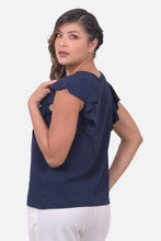 Cargar imagen en el visor de la galería, Blusa Veronica Azul Navy