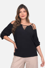 Cargar imagen en el visor de la galería, Blusa Amatista Negra