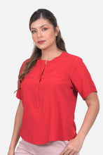 Cargar imagen en el visor de la galería, Blusa Flor Roja