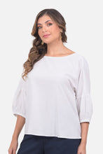 Cargar imagen en el visor de la galería, Blusa Lola Crudo Claro