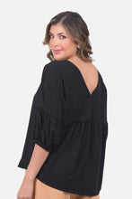 Cargar imagen en el visor de la galería, Blusa Lola Negra