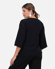 Cargar imagen en el visor de la galería, Blusa Casandra Negra