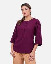 Cargar imagen en el visor de la galería, Blusa Casandra Vino