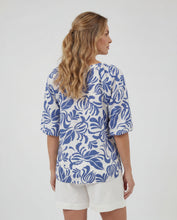 Cargar imagen en el visor de la galería, Blusa Griega Azul