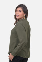 Cargar imagen en el visor de la galería, Blusa Malta Verde Militar
