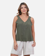 Cargar imagen en el visor de la galería, Blusa Nigeria Verde Militar