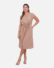 Cargar imagen en el visor de la galería, Vestido Adela Camel