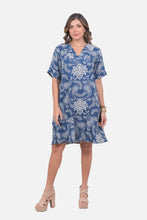 Cargar imagen en el visor de la galería, Vestido Nora Azul Navy
