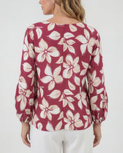 Cargar imagen en el visor de la galería, Blusa Kathe Vinotinto