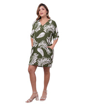 Cargar imagen en el visor de la galería, Vestido Delfina Verde Militar