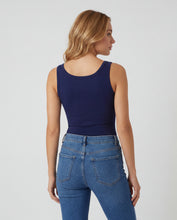 Cargar imagen en el visor de la galería, Basica Mujer Naranja Azul Navy