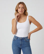 Cargar imagen en el visor de la galería, Basica Mujer Naranja Blanca
