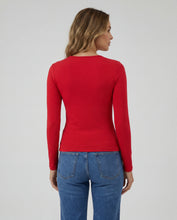 Cargar imagen en el visor de la galería, Basica Mujer Banana Roja