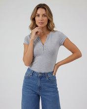 Cargar imagen en el visor de la galería, Basica Mujer Kiwi Gris Jaspe